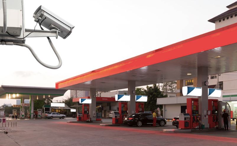 gas station cctv