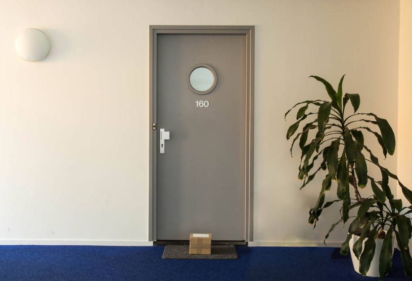 package delivered at the front door